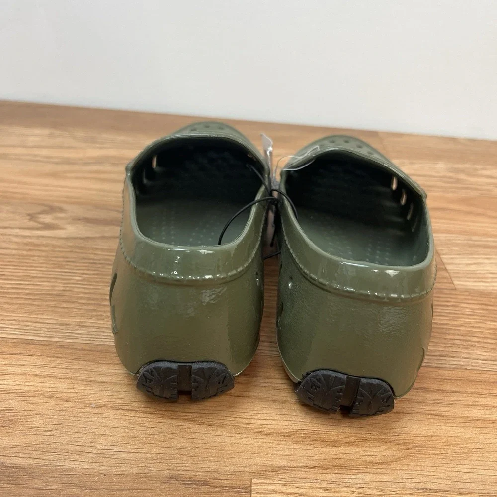 Floafers Prodigy Driver Patent Cypress‎ Green Loafers Shoes Big Kids Size 4 NEW